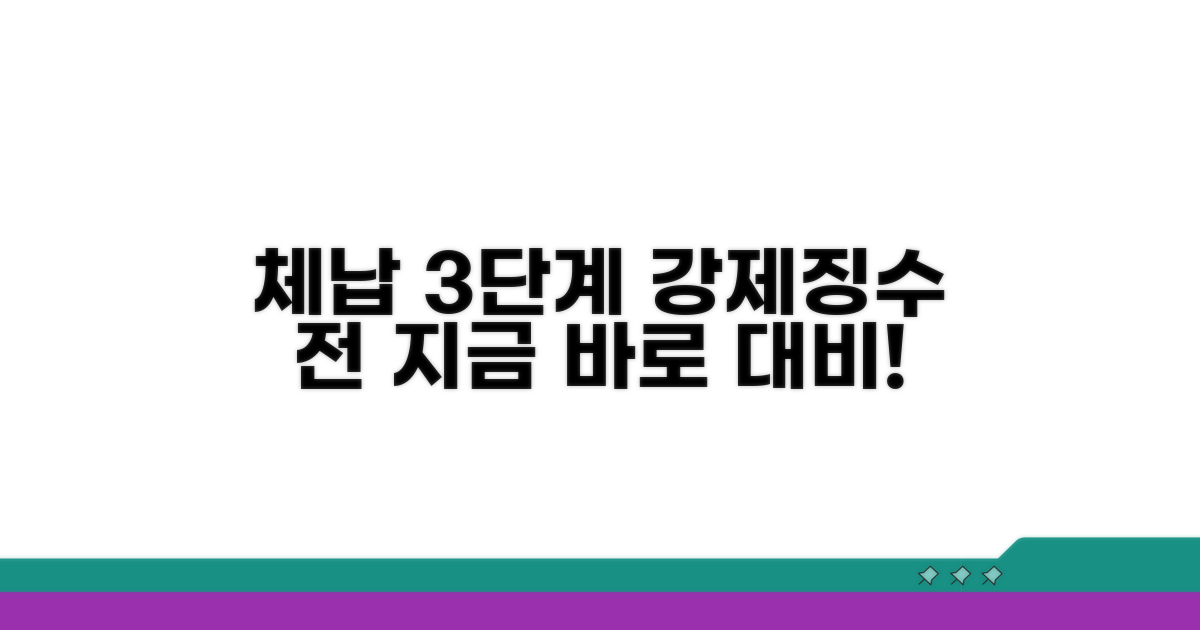 장기 체납시 대처 방안