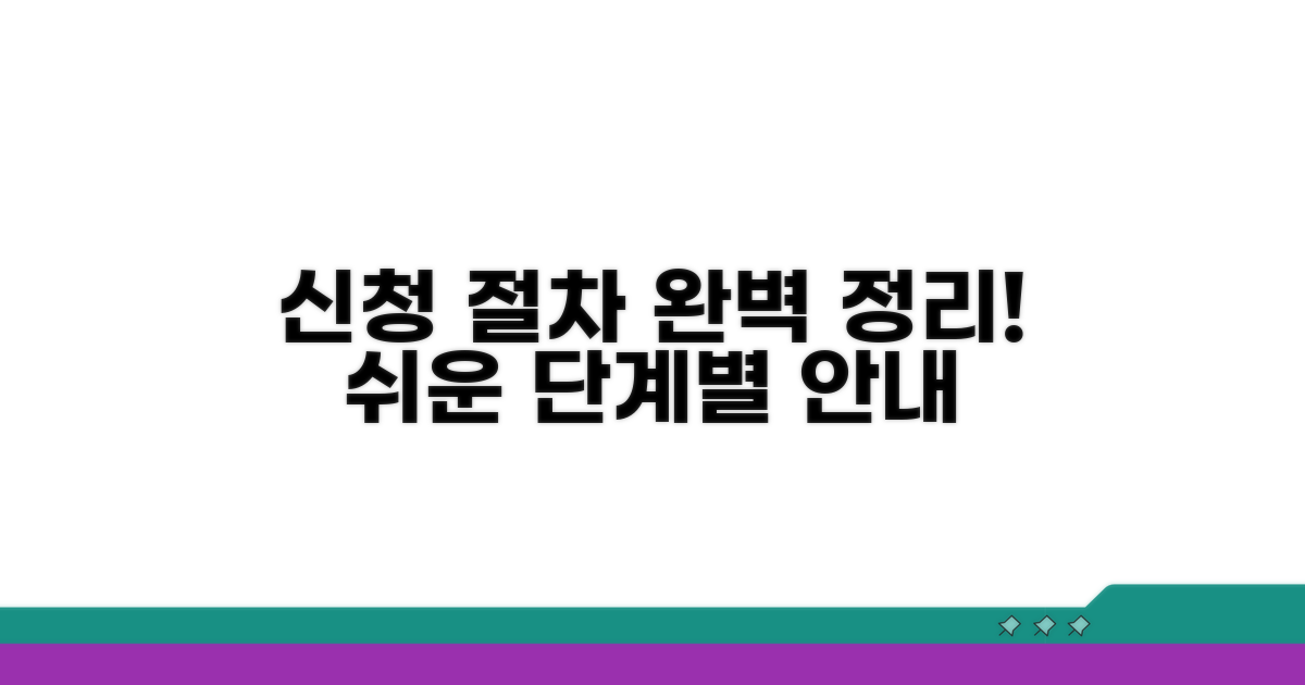 신청 절차 완벽 정리
