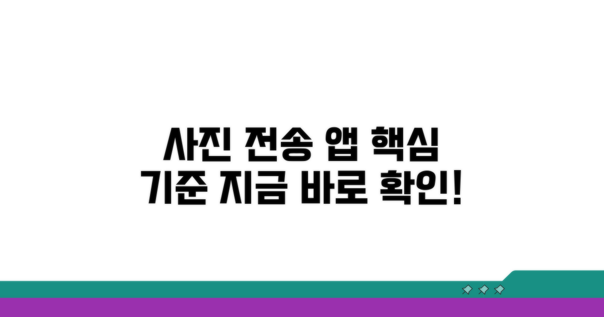 사진 전송 앱 선택 기준