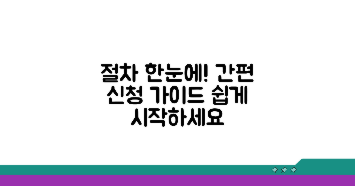 신청 절차 한눈에 보기
