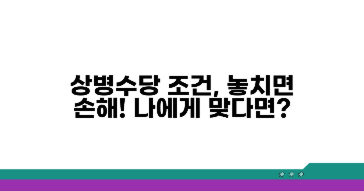 나에게 맞는 상병수당 조건 확인