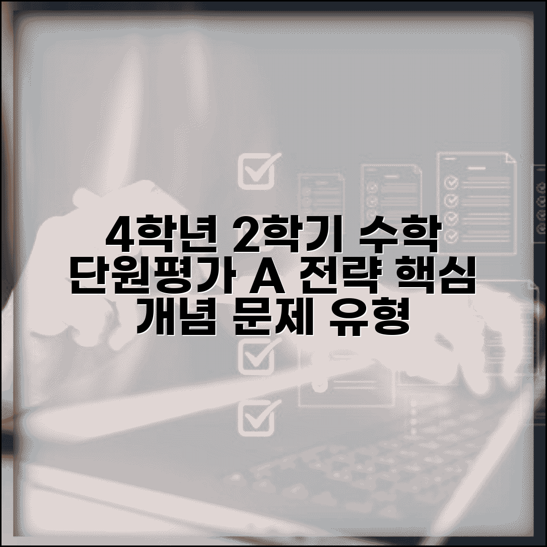 4학년 2학기 수학 단원평가 대비 전략 | 단원별 핵심 개념과 문제 유형