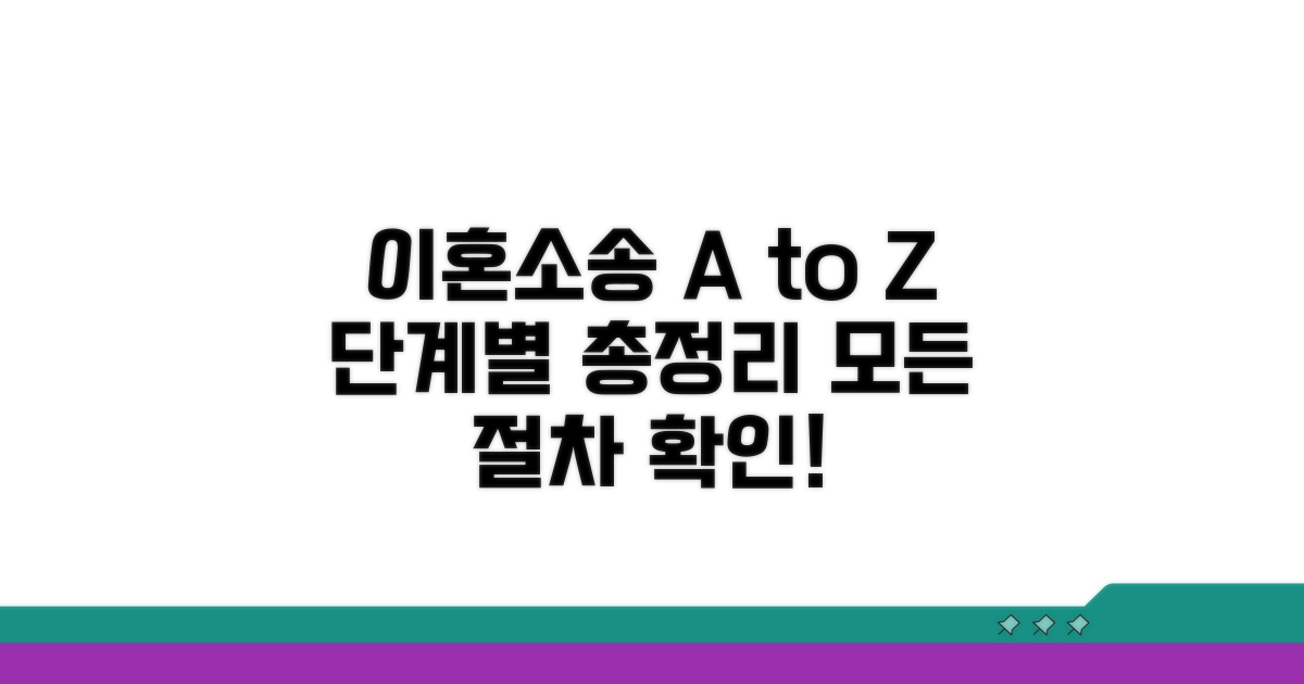 이혼소송 절차 과정 총정리