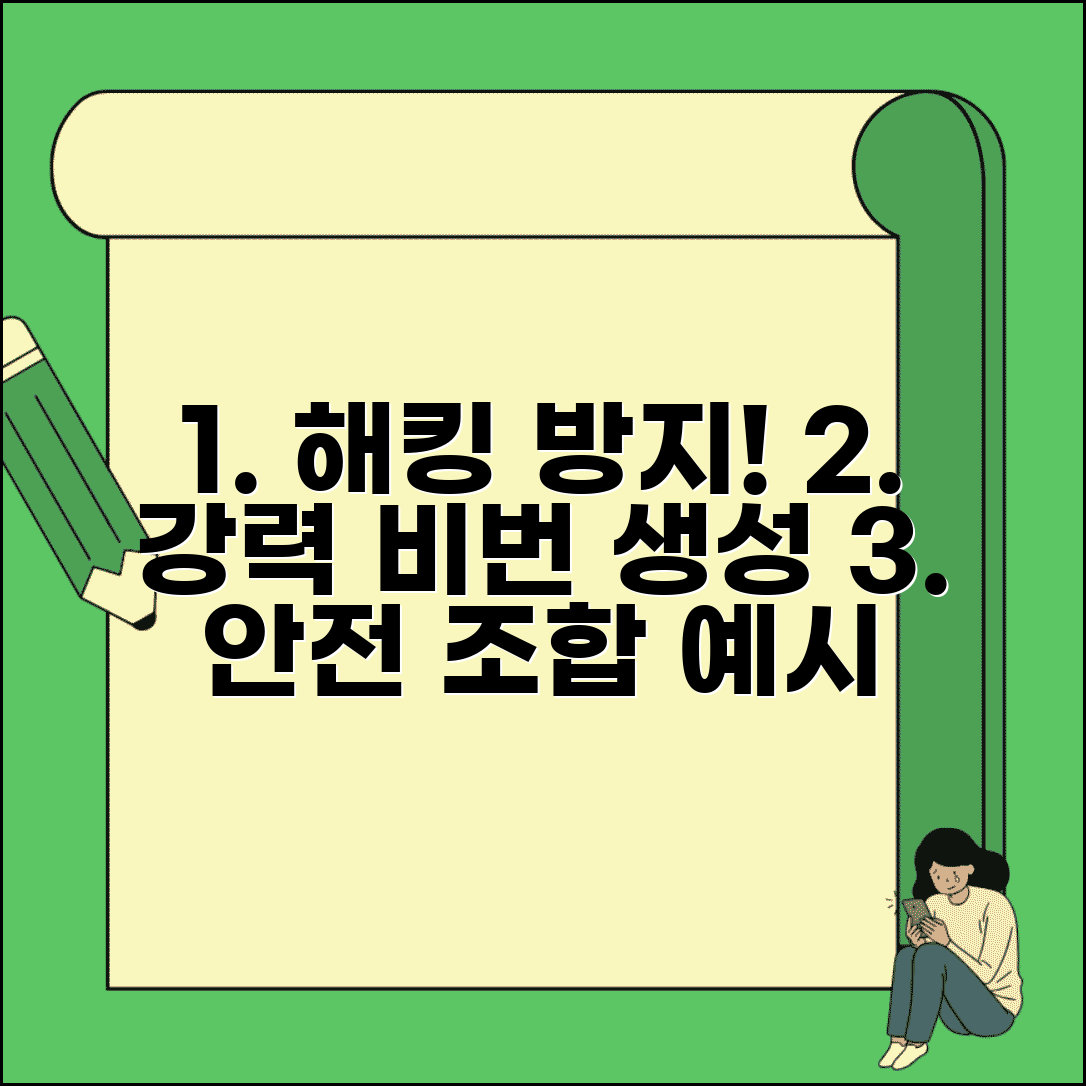 비밀번호 추천 안전한 조합 | 해킹 당하지 않는 강력한 비밀번호 만드는 규칙과 예시