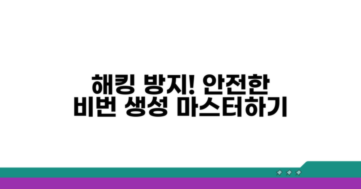 해킹 막는 안전한 비밀번호 생성법