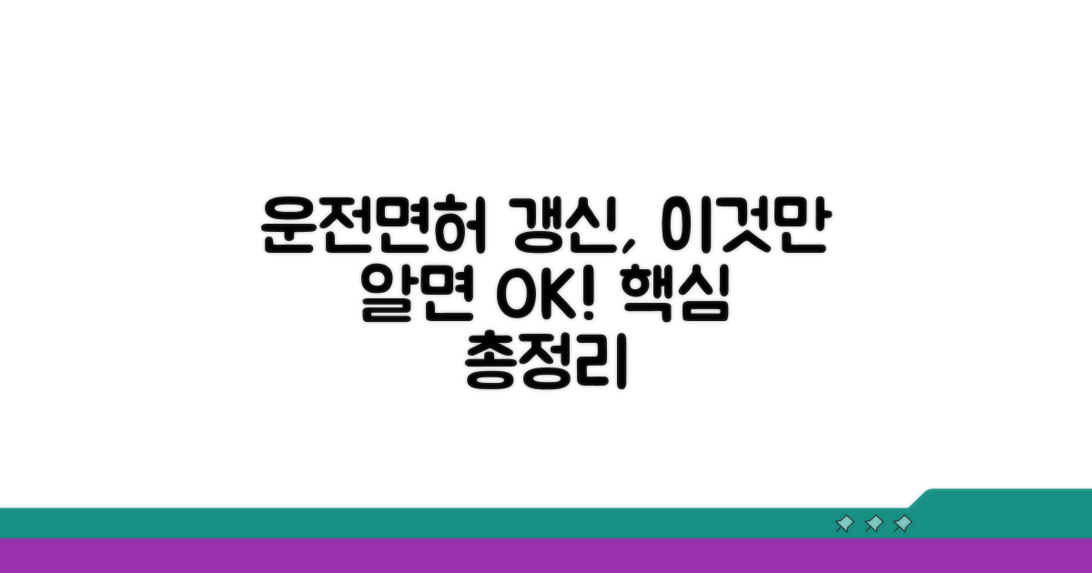 운전면허 갱신, 이것만 알면 끝!
