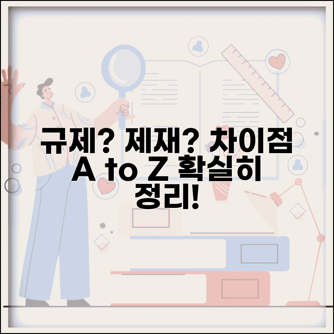 규제하다 의미 | 규제와 제재의 차이점 정리