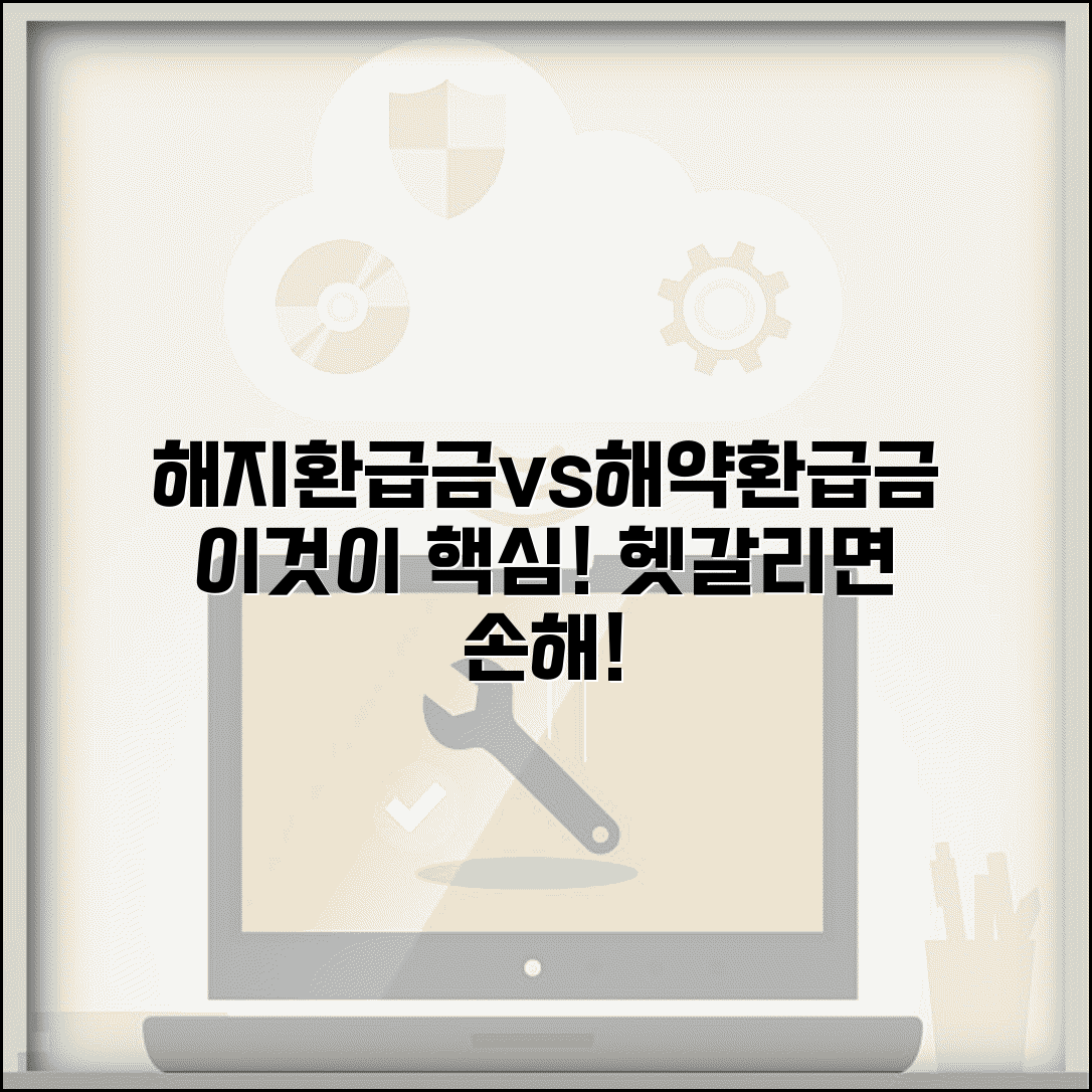 해지환급금 vs 해약환급금 차이 | 용어 정리 | 의미 차이 | 사용 구분 | 혼동 주의사항