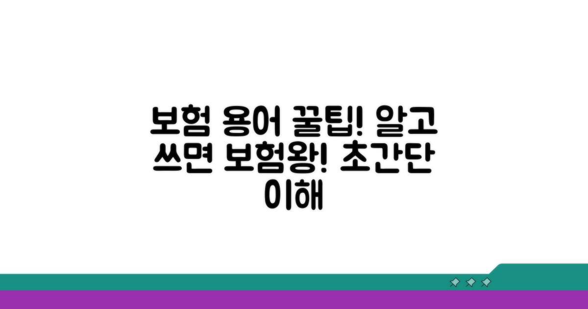 보험 용어, 제대로 알고 똑똑하게 활용하기