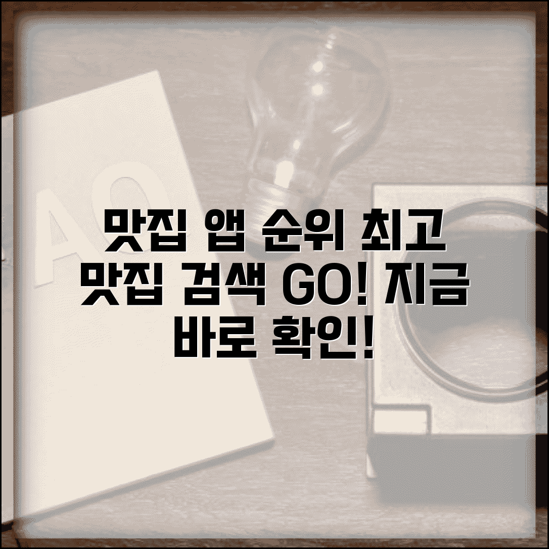 맛집 어플 앱 추천 순위 | 최고의 맛집 검색 어플리케이션
