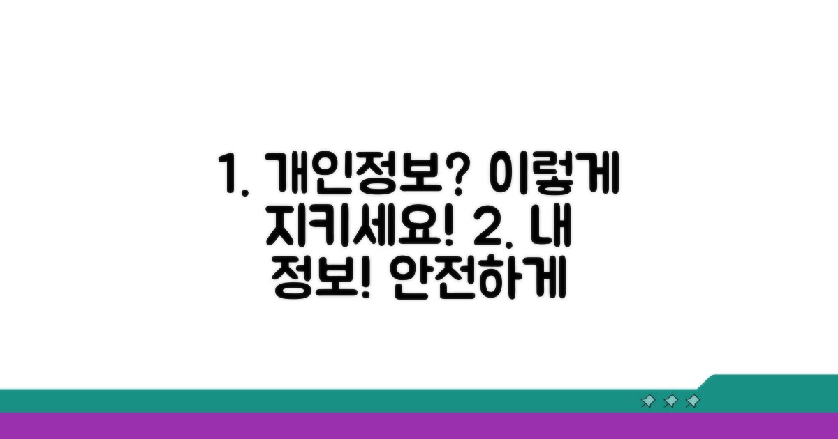 개인정보 지키는 비결