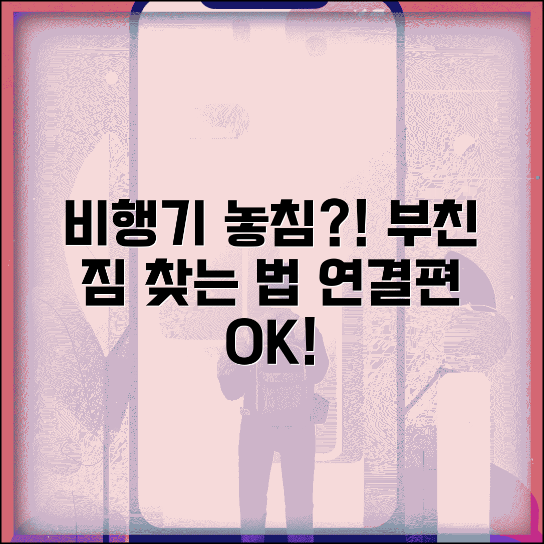 비행기 놓쳤을 때 수하물 찾기 | 이미 부친 짐 찾는 방법과 다음 편 연결 절차