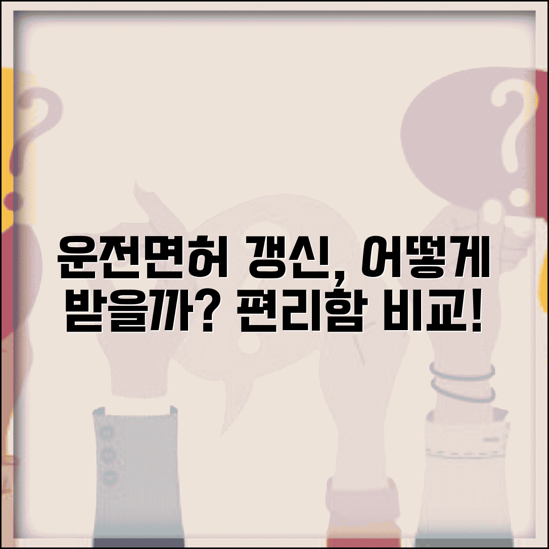 운전면허증 갱신 수령 방법별 비교 | 우편·방문·대리 수령 장단점