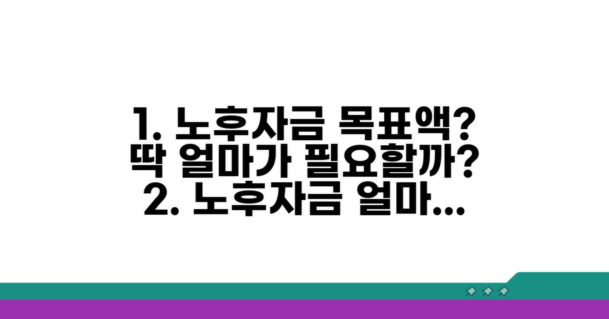 노후자금 목표액, 얼마가 필요할까?