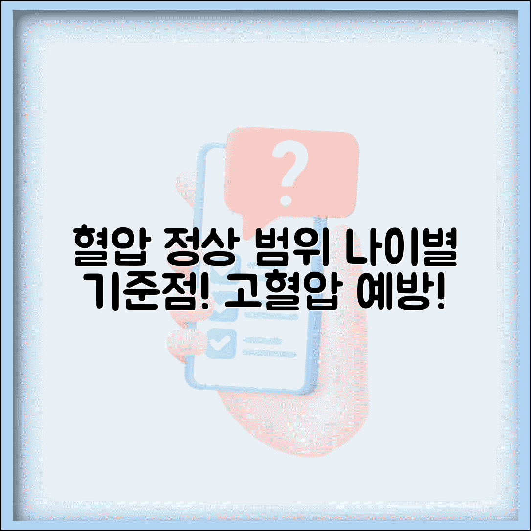 혈압정상수치 연령별 가이드 | 고혈압 예방을 위한 기준점