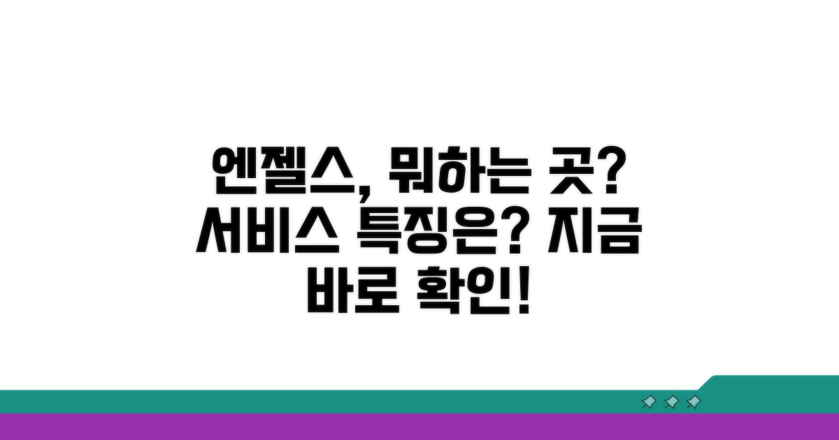 엔젤스 소개와 서비스 특징