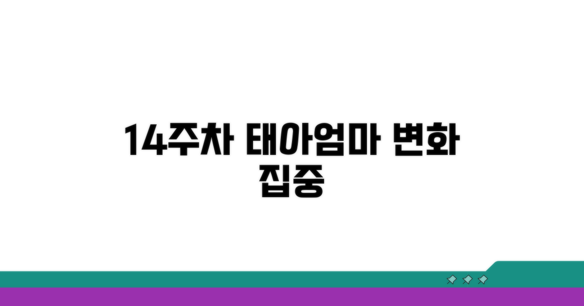14주차, 태아와 엄마의 변화 알아보기
