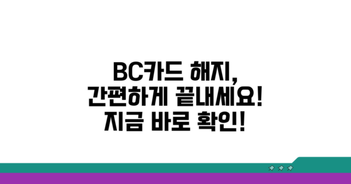 단계별 비씨카드 해지 절차 안내