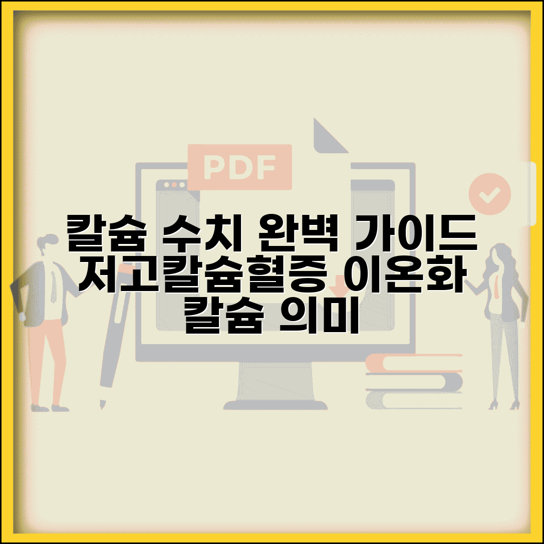 칼슘 calcium 수치 의미 완벽가이드 | 저칼슘혈증 고칼슘혈증 이온화칼슘