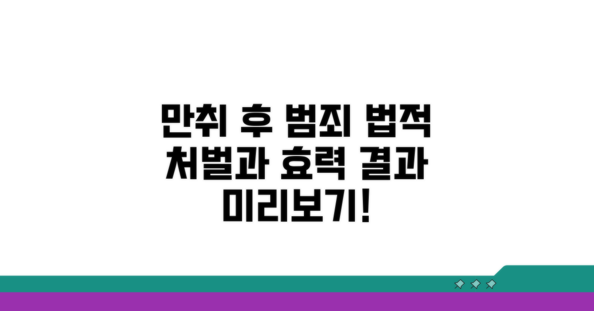 마무리: 취하 후 법적 효력