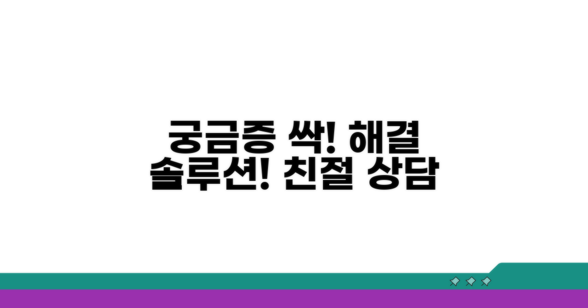 궁금증 해결을 위한 친절한 상담