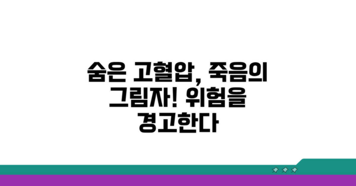 무증상 고혈압의 위험한 이유