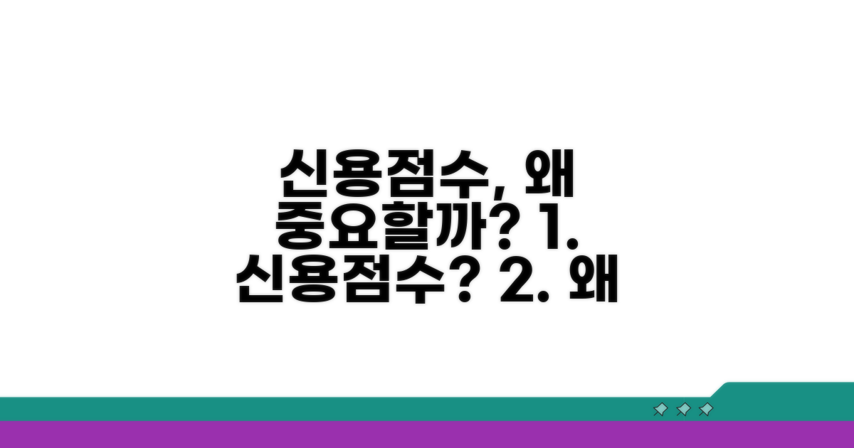 신용점수, 왜 중요할까?