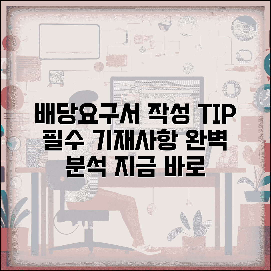 배당요구서 작성 및 제출 | 배당요구신청서 필수 기재사항 안내