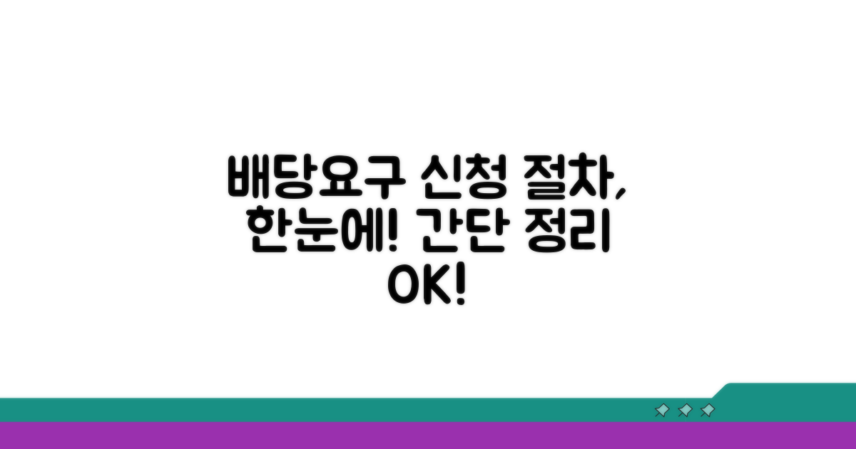 배당요구 신청 절차, 한눈에 파악하기