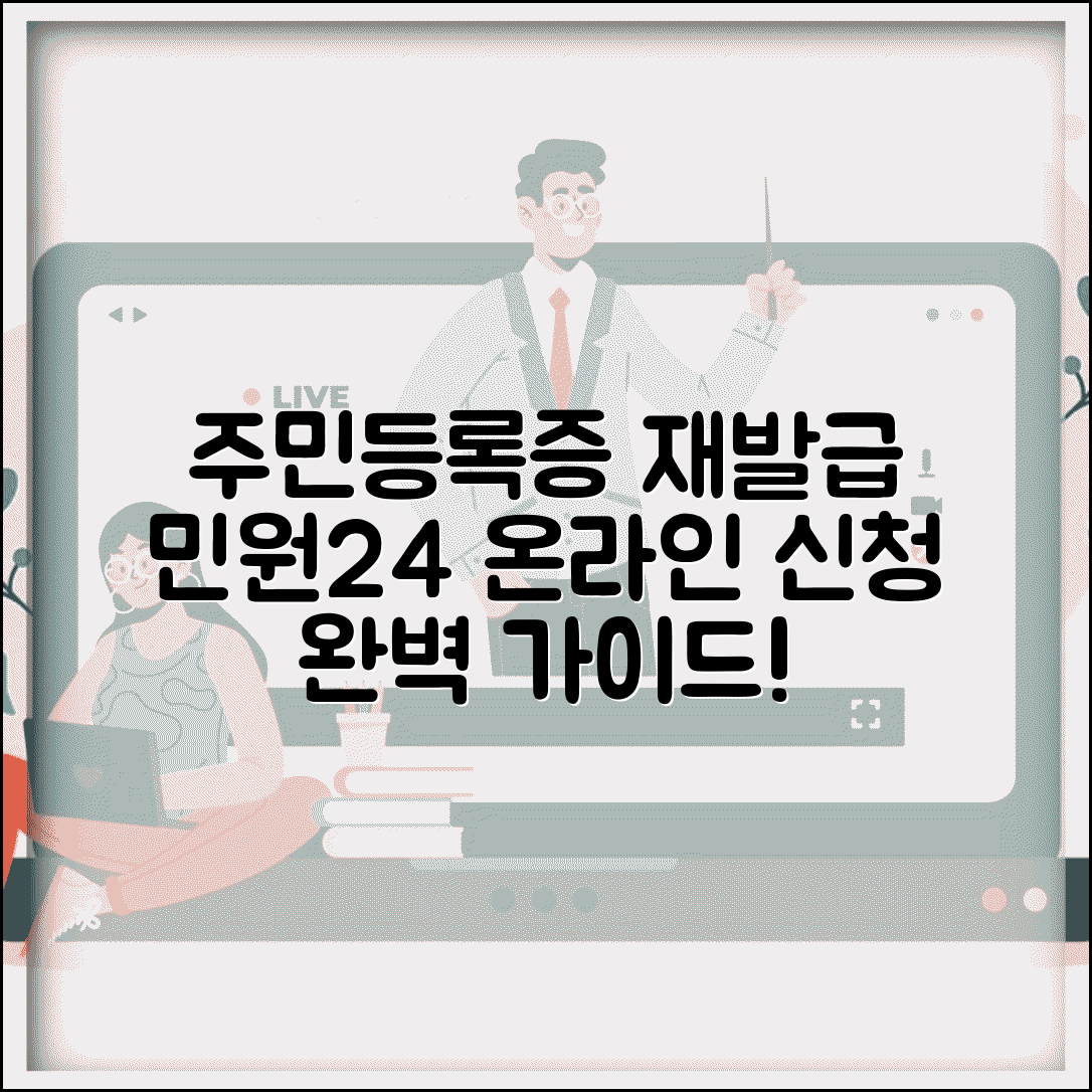 민원24 주민등록증 재발급 신청 | 주민등록증 온라인 완벽 신청법