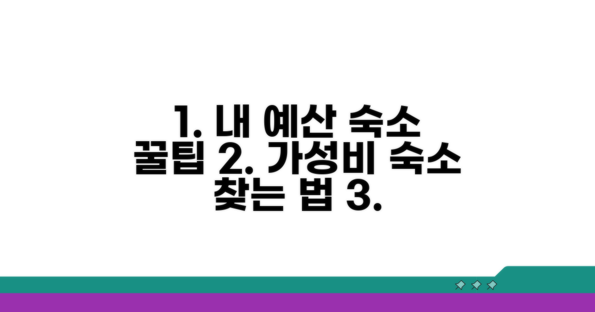 내 예산에 맞는 숙소 고르는 법