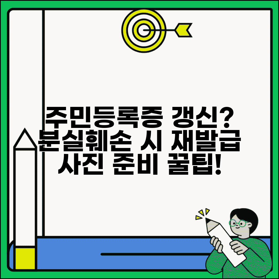 주민등록증 갱신 필요할까요? | 분실·훼손 시 재발급 | 사진 준비 팁