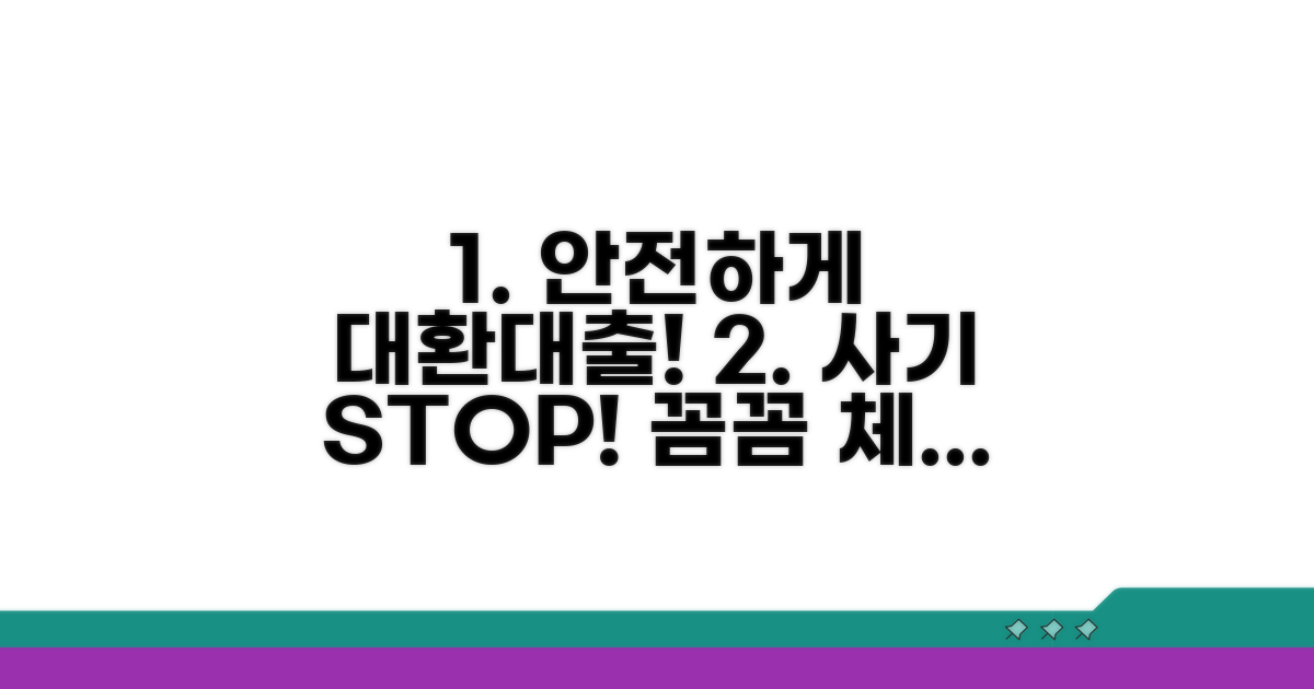 안전한 대환대출을 위한 예방 전략