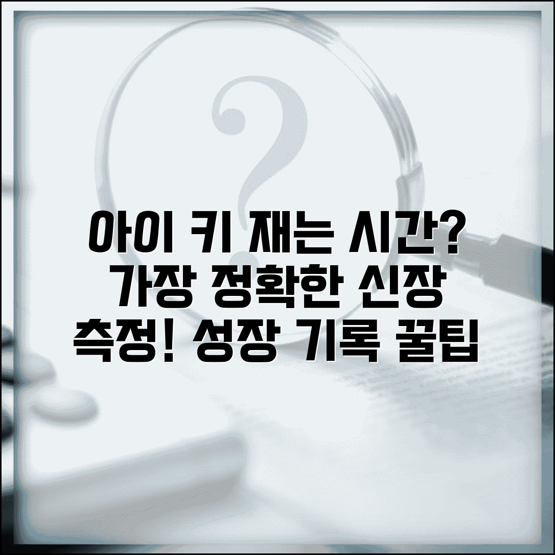 아이 키 재는 시간대 언제가 가장 정확한가요 | 신장측정 시간 | 성장기록 | 정확도