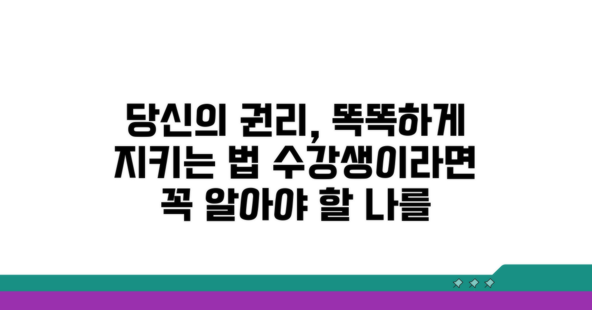 수강생 권익 지키는 법