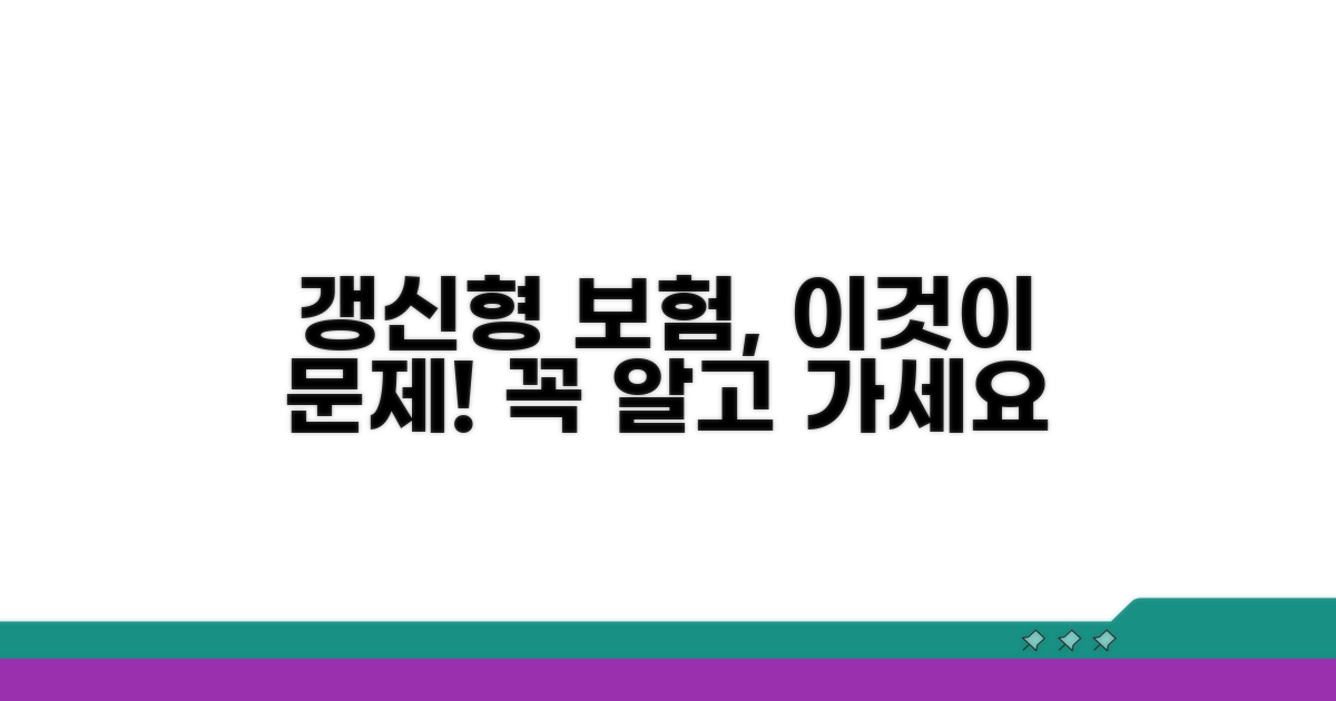 갱신형 보험, 무엇이 문제일까?