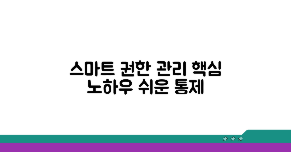 스마트한 권한 관리 노하우