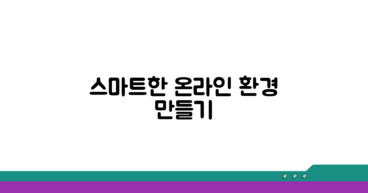 스마트한 온라인 환경 만들기