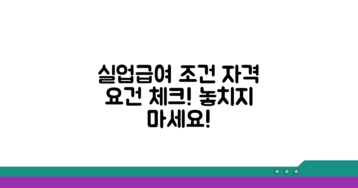 실업급여 조건과 자격 확인