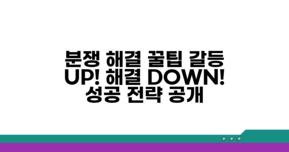 성공적인 분쟁 해결을 위한 꿀팁