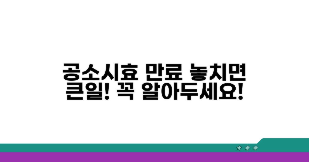 공소시효 만료, 반드시 알아둘 점