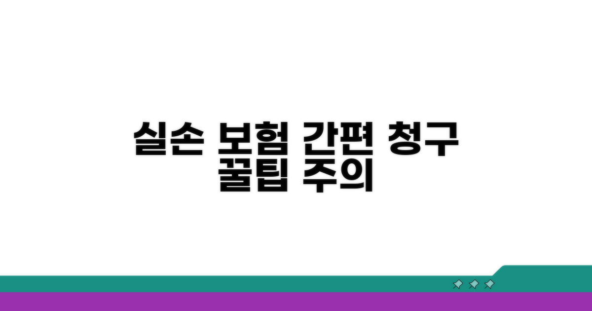 실손 청구 절차와 주의사항