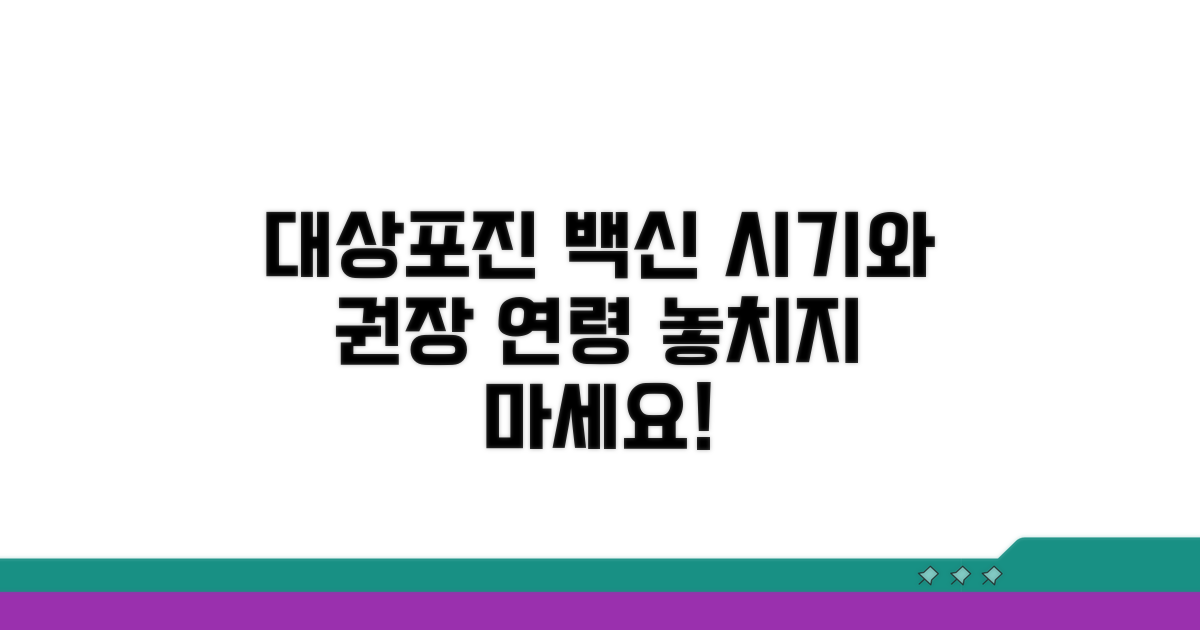 대상포진 백신 접종 시기와 권장연령