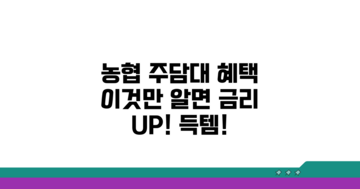 농협 주담대 금리 혜택 총정리