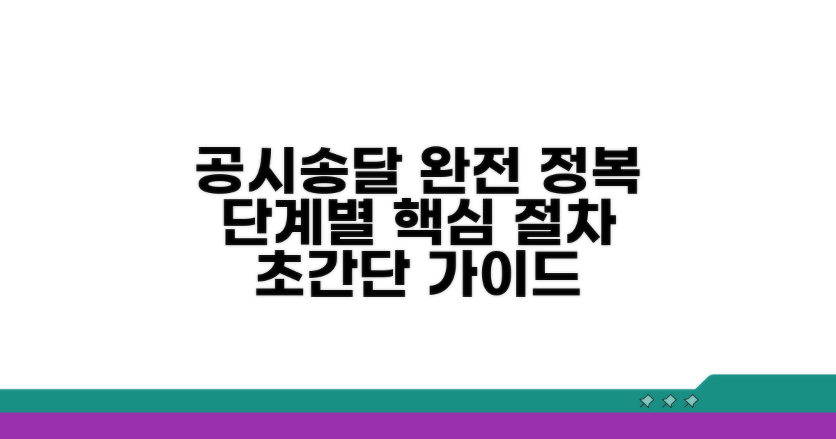 단계별 공시송달 절차 완전 정복
